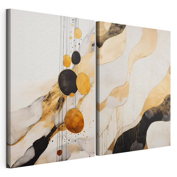 - Abstract forms in soothing tones - Abstract forms in soothing tones