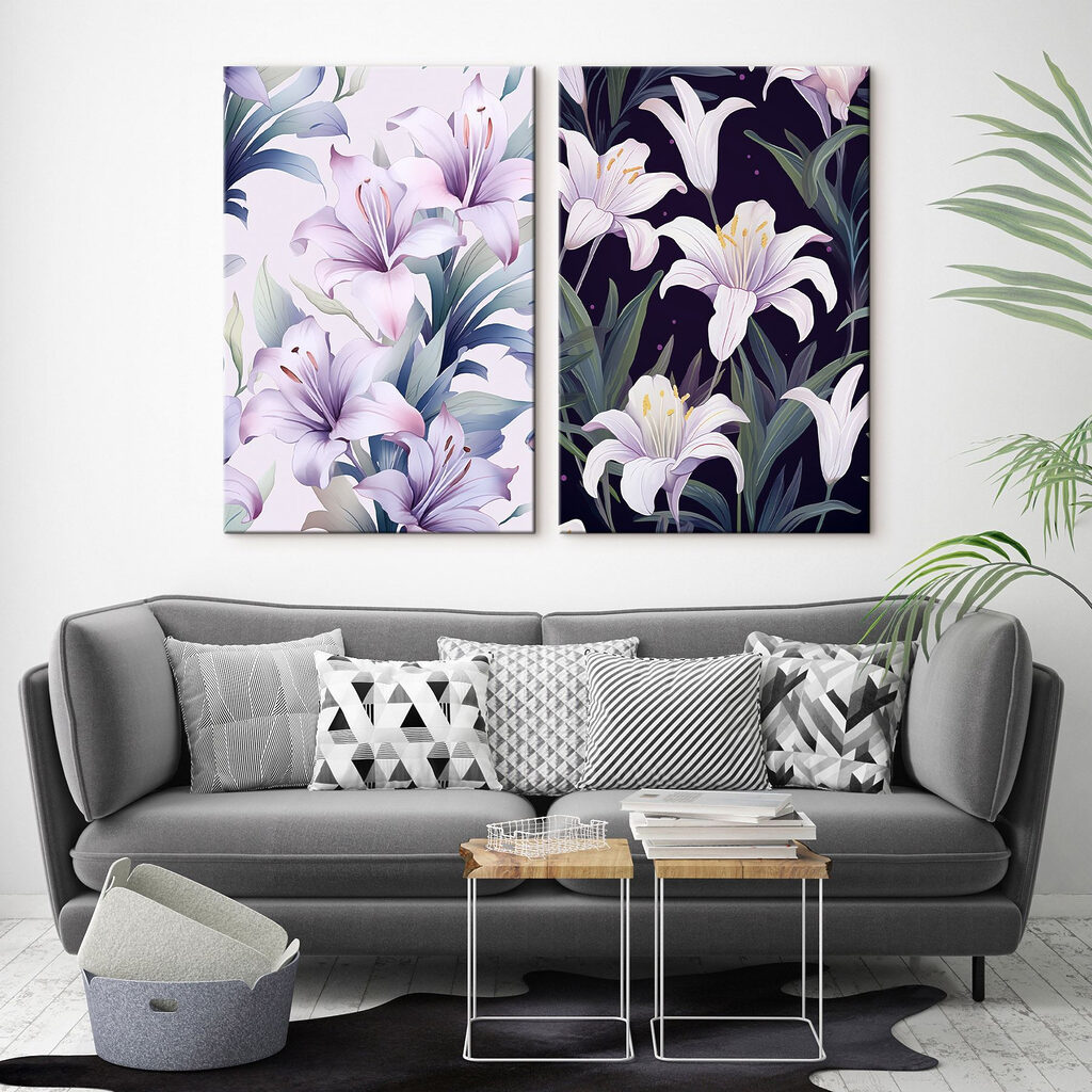 Vibrant flowers in soft hues Vibrant flowers in soft hues