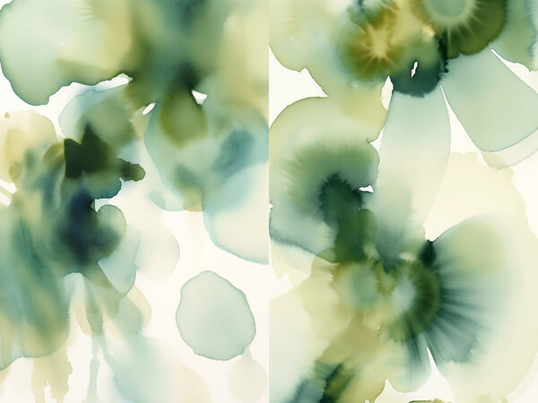 Fluid greens and blues in harmony Fluid greens and blues in harmony