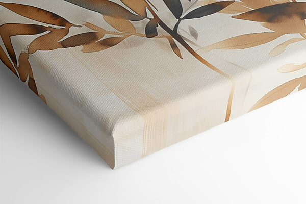 Soft botanical elegance in muted tones