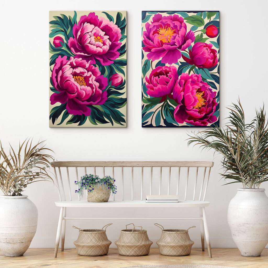 Vibrant blooms in full display