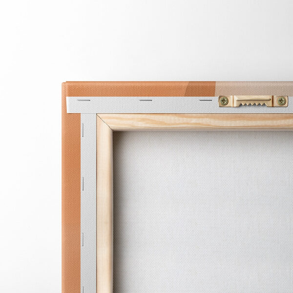 Soft shapes in warm colors blend