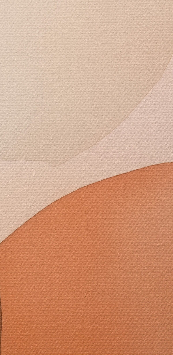 Soft shapes in warm colors blend