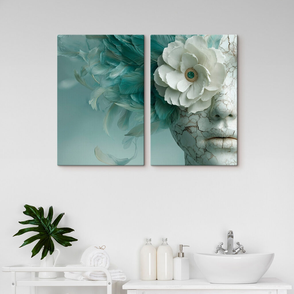Ethereal design with delicate textures