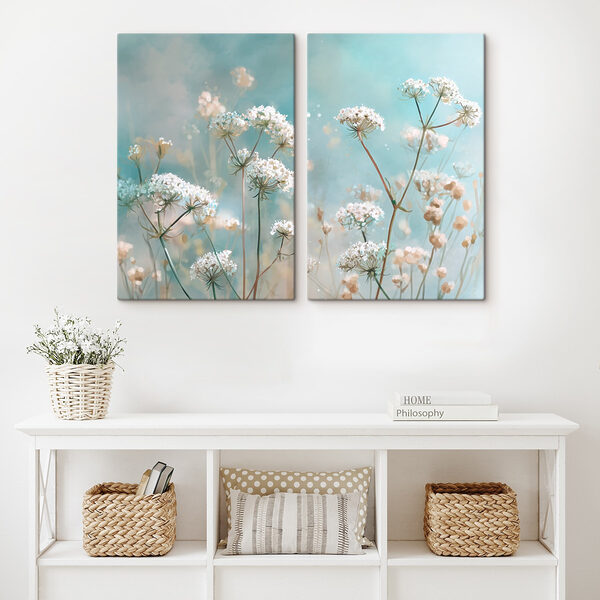 Delicate blooms in soft colors Delicate blooms in soft colors