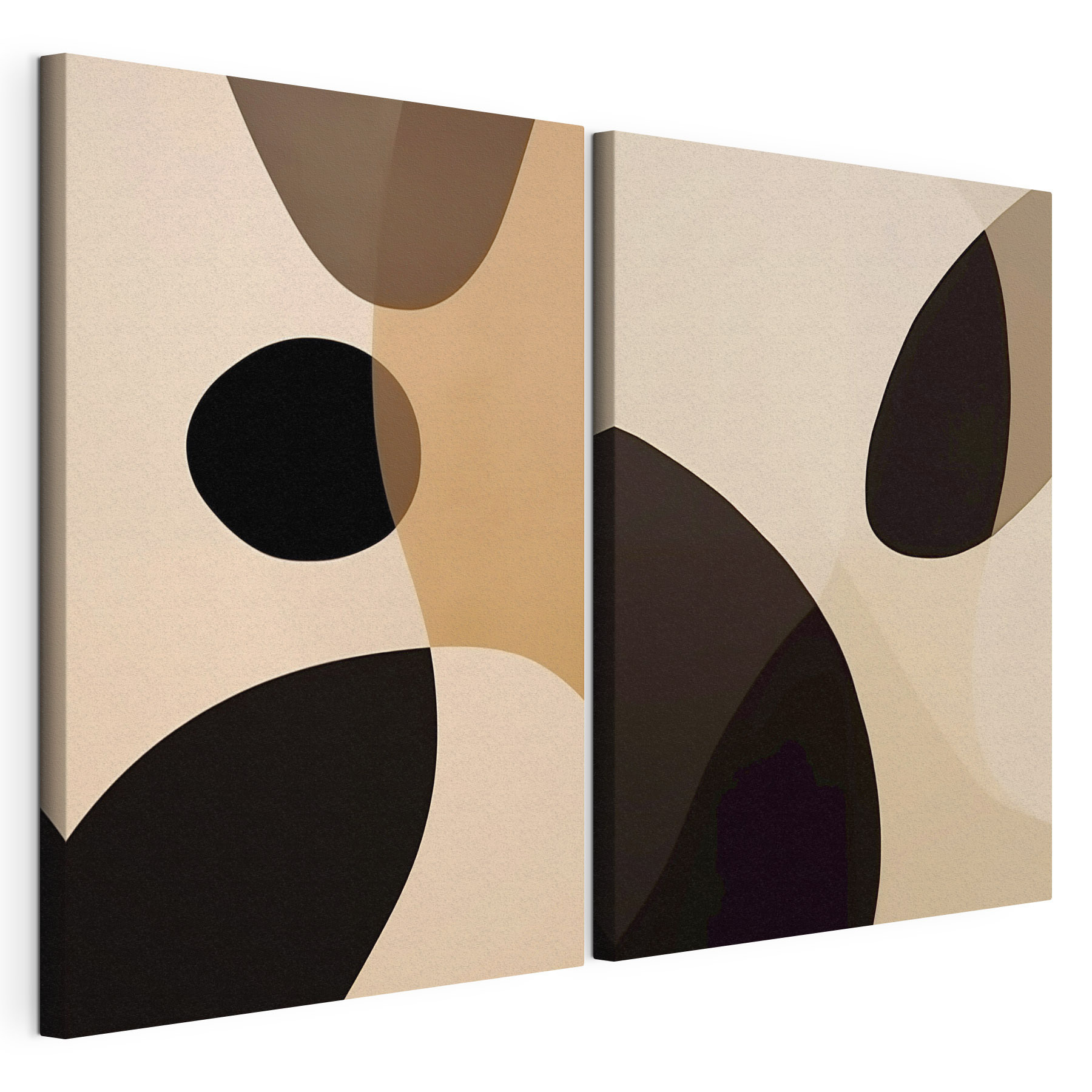 Abstract shapes in neutral tones Abstract shapes in neutral tones
