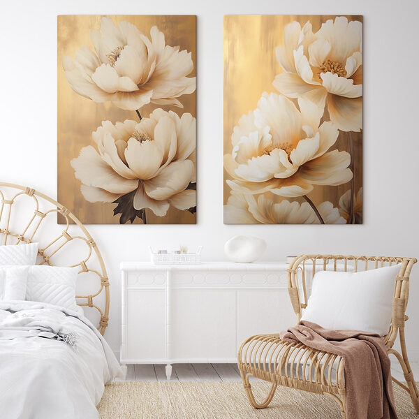 Elegant blooms with warm tones Elegant blooms with warm tones