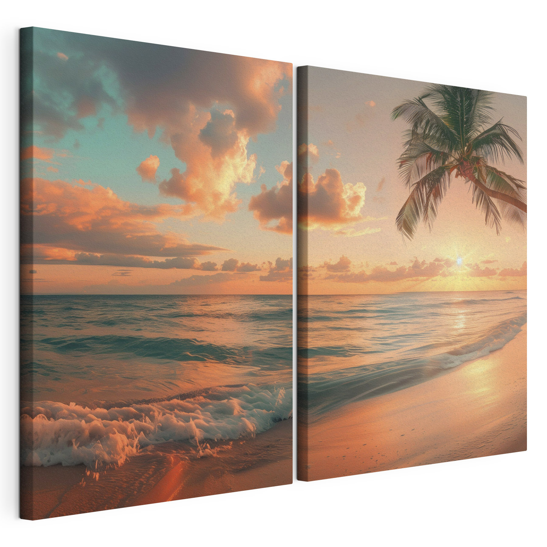 Palm tree on a beach