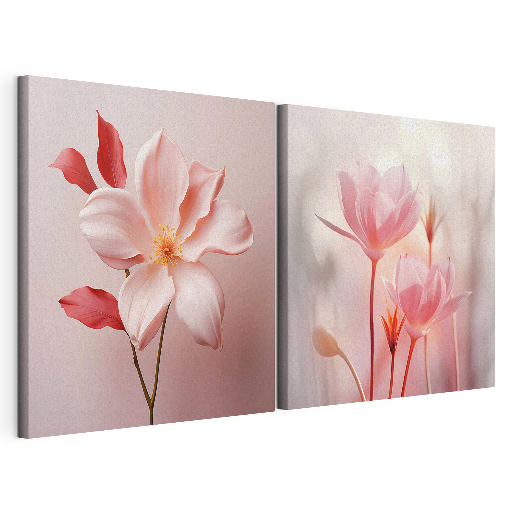 Delicate blooms in soft hues Delicate blooms in soft hues