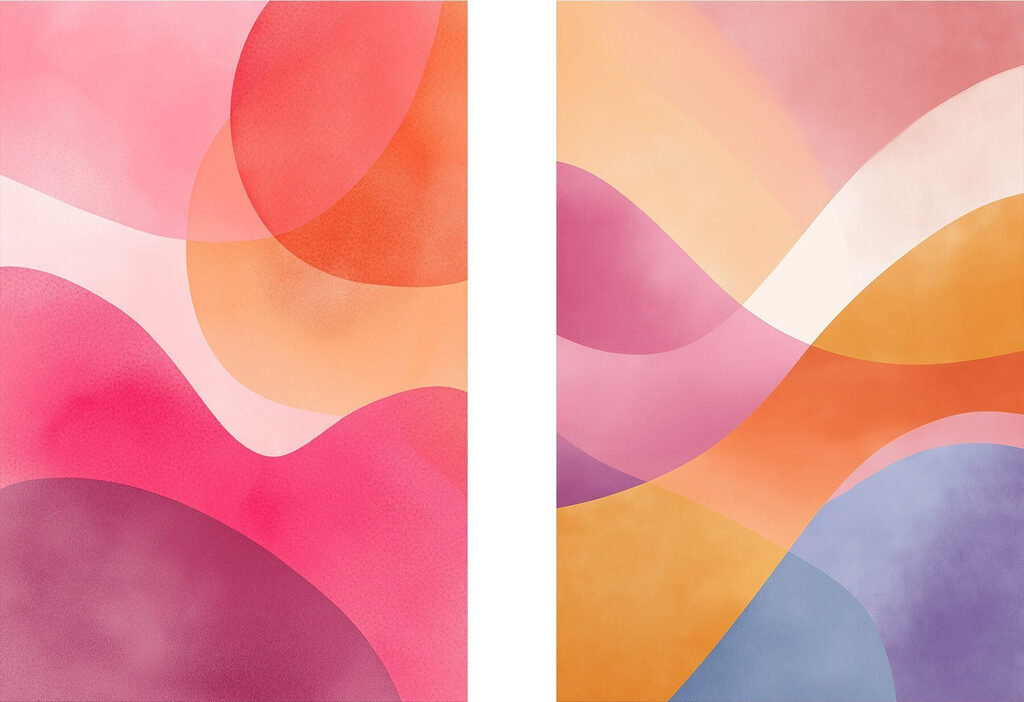 Soft Curves in Warm Hues