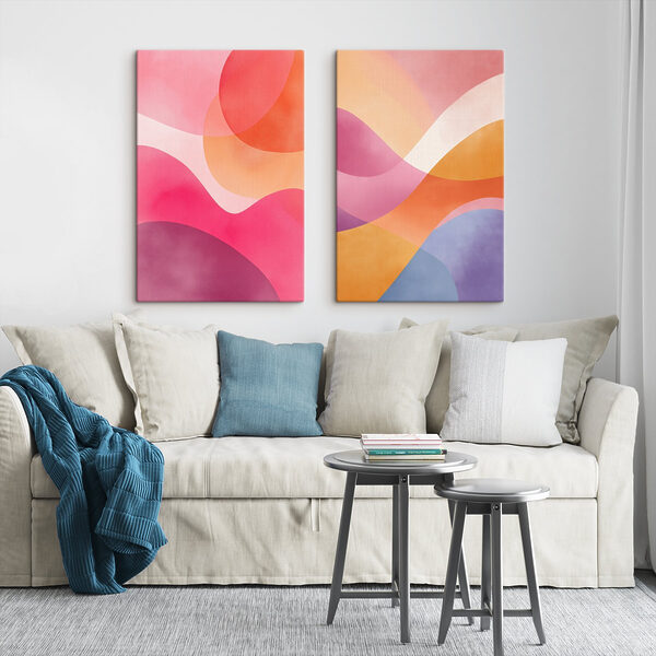 Soft Curves in Warm Hues