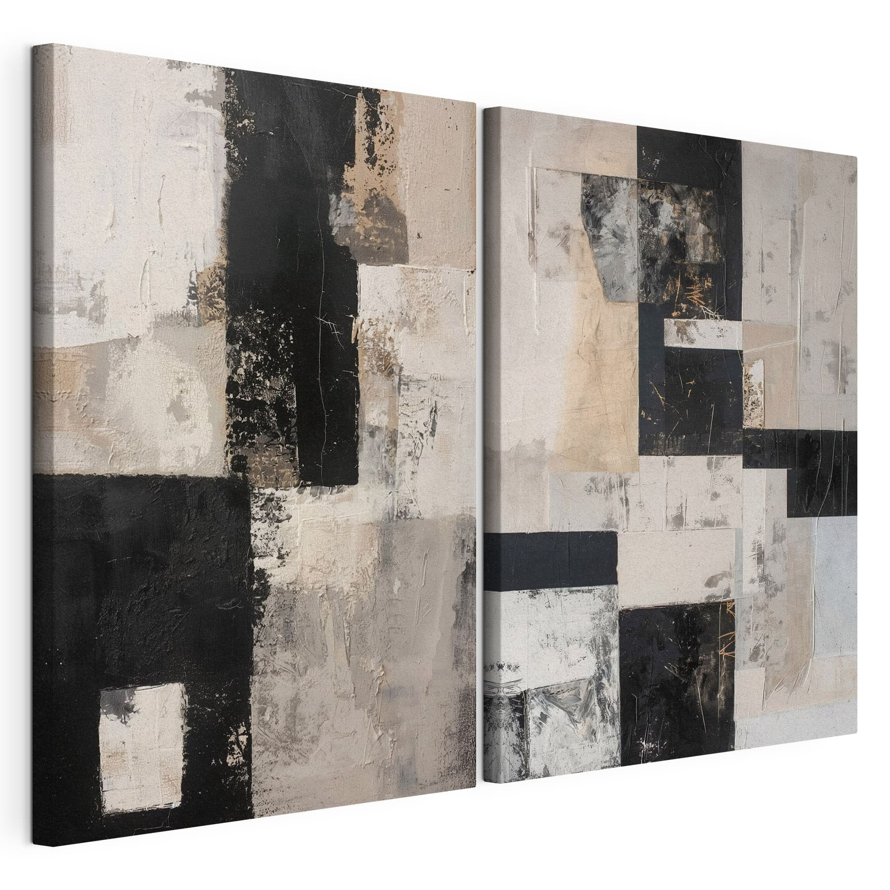 Collage of black and white art