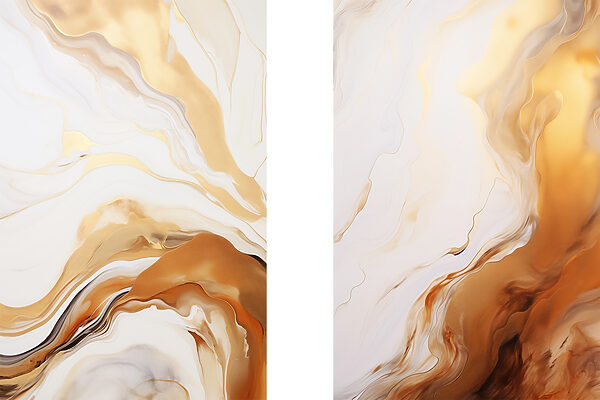 Flowing patterns in warm hues Flowing patterns in warm hues