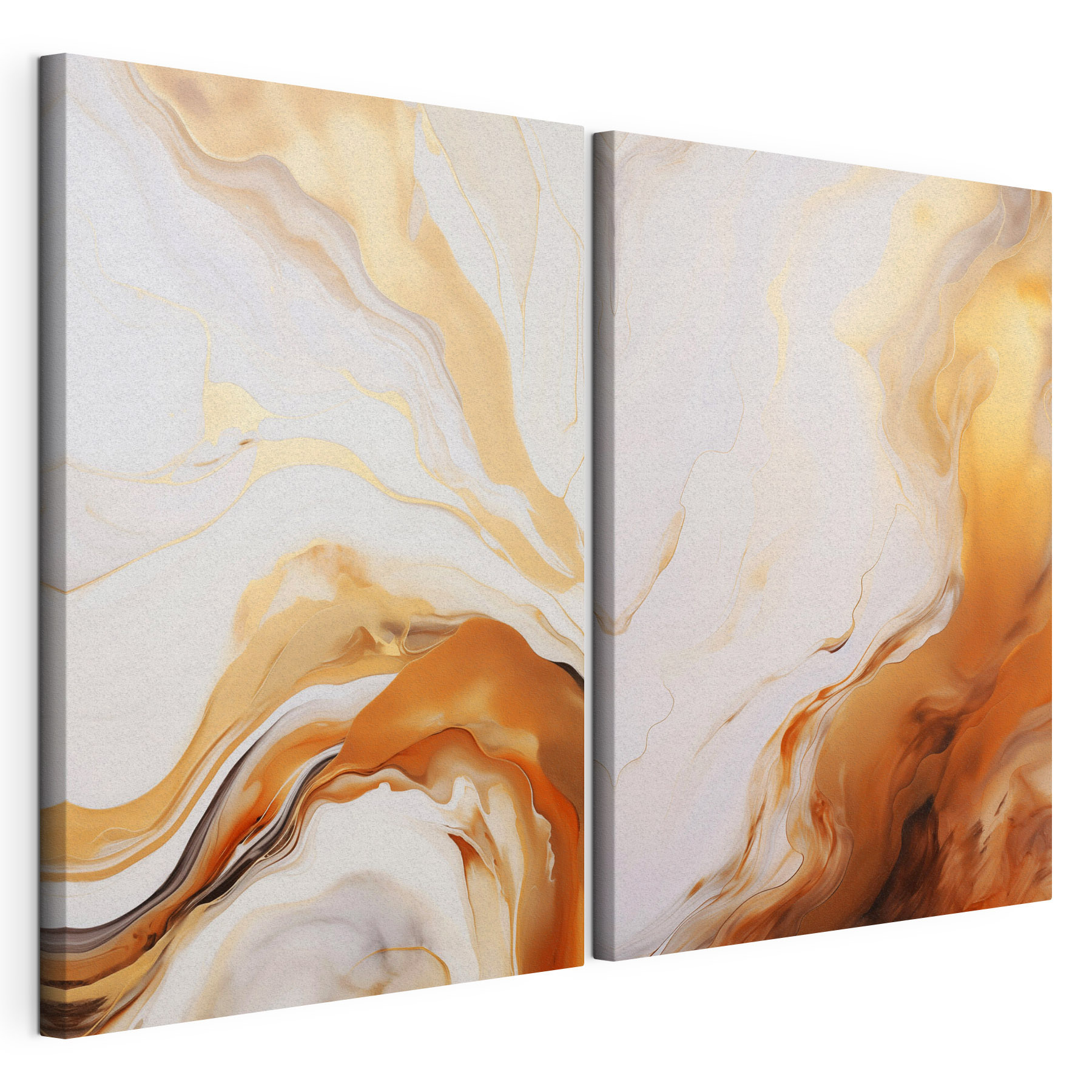 Flowing patterns in warm hues Flowing patterns in warm hues