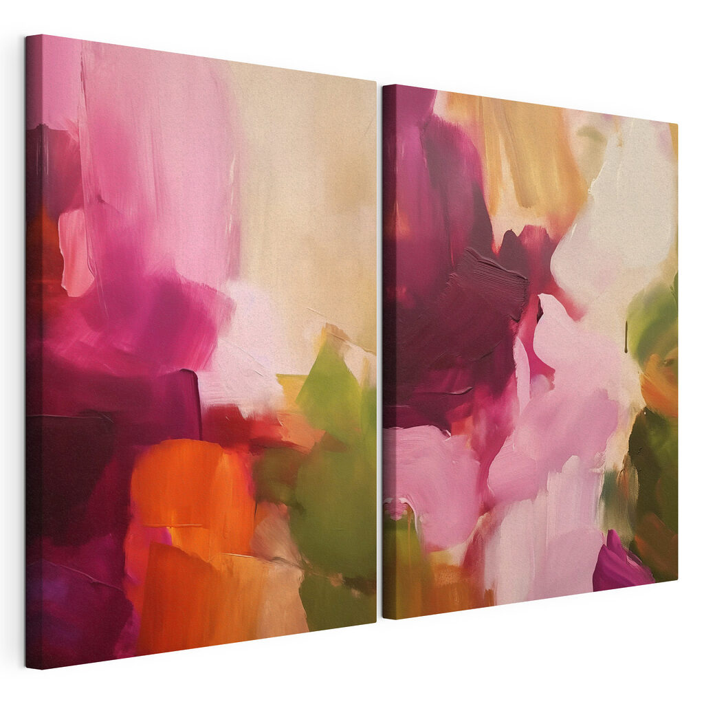 - Vibrant colors in abstract harmony - Vibrant colors in abstract harmony