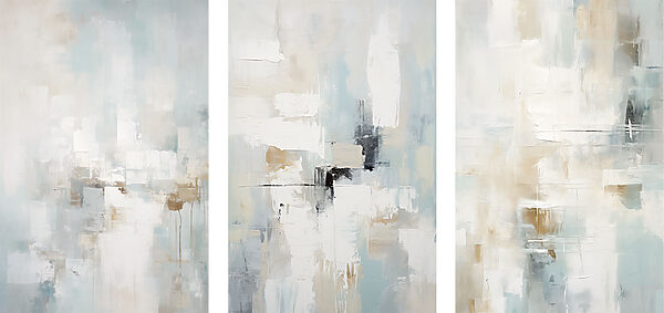 Group of art pieces