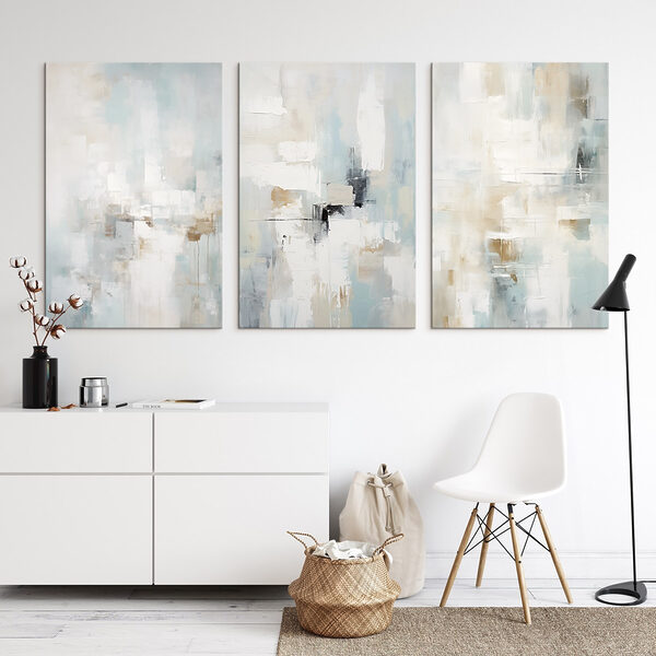 Group of art pieces