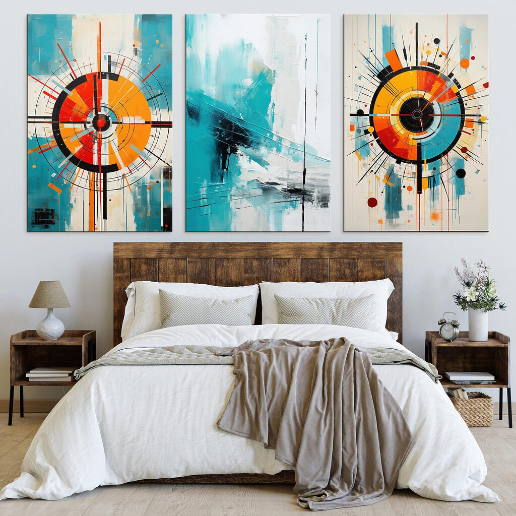 Three pieces of art Three pieces of art