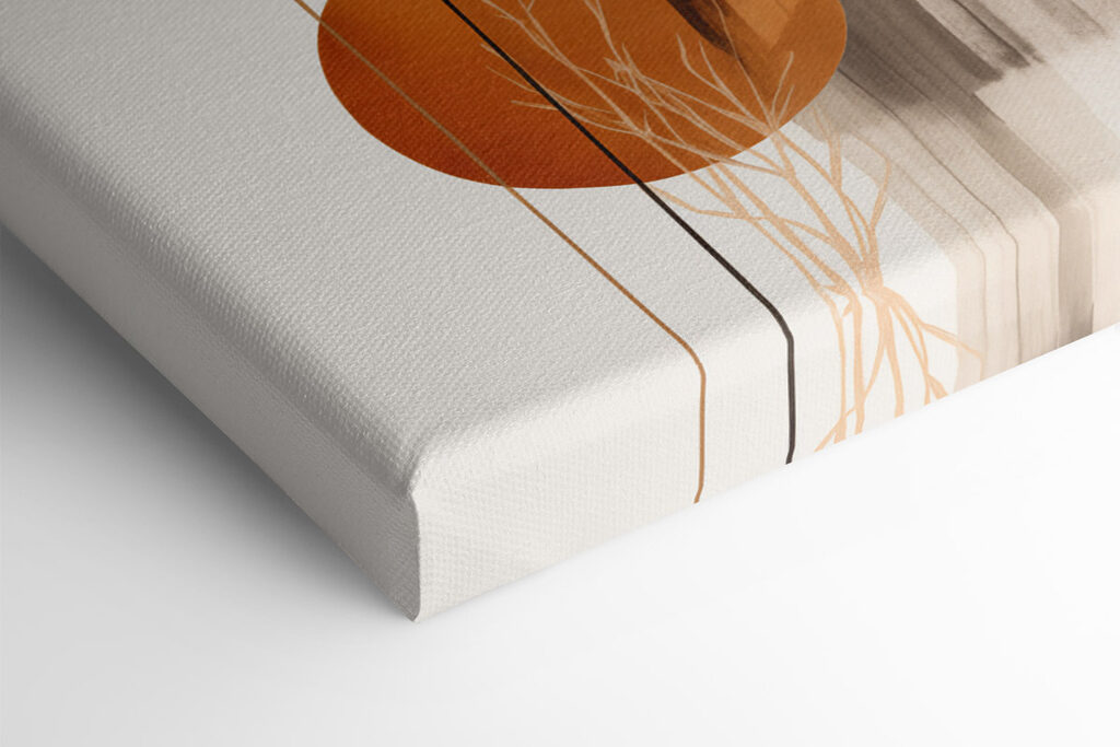 Abstract floral shapes in warm tones Abstract floral shapes in warm tones