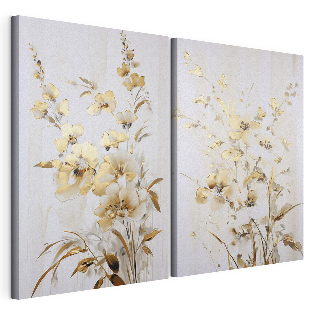 - Elegant floral composition in soft tones