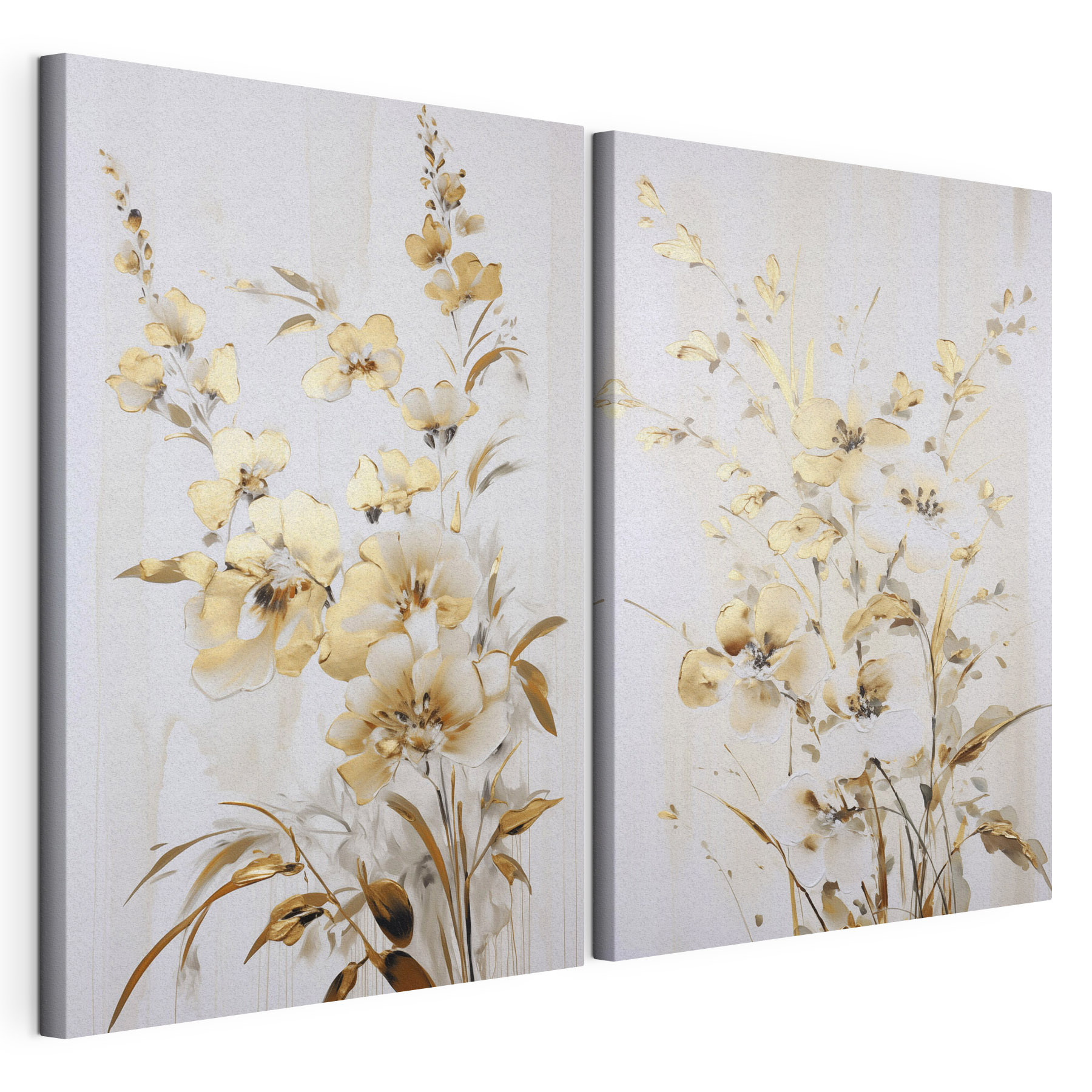 - Elegant floral composition in soft tones