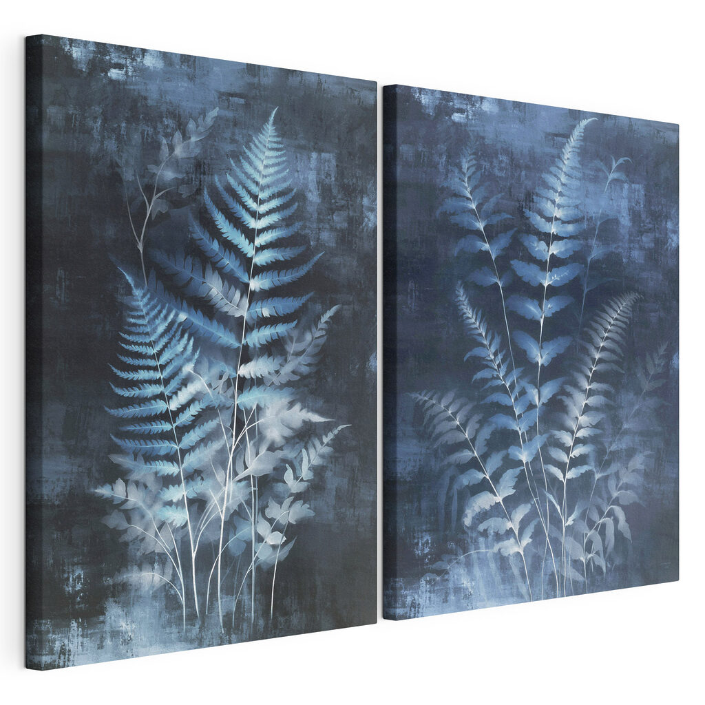 Serene foliage in cool tones Serene foliage in cool tones