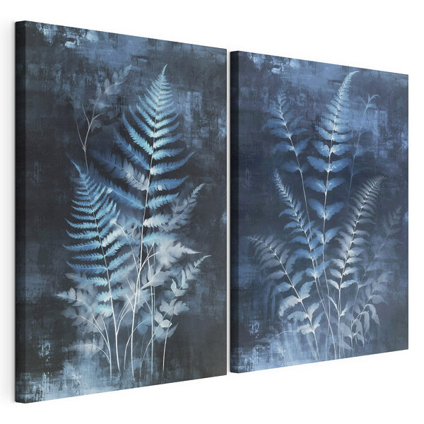 Serene foliage in cool tones Serene foliage in cool tones