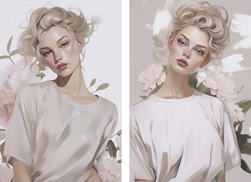Collage of a woman Collage of a woman