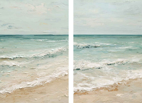 Painting of a beach Painting of a beach