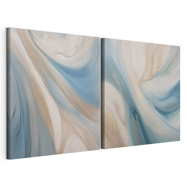 Soft swirls of blue and cream Soft swirls of blue and cream