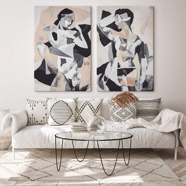 Two images of a woman Two images of a woman