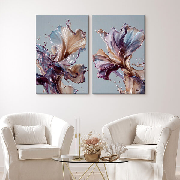 Fluid beauty in motion and color Fluid beauty in motion and color