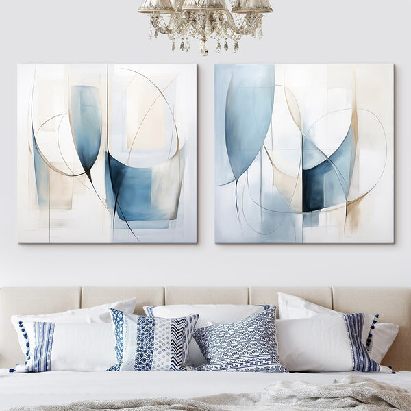 Couple of paintings of different shapes Couple of paintings of different shapes