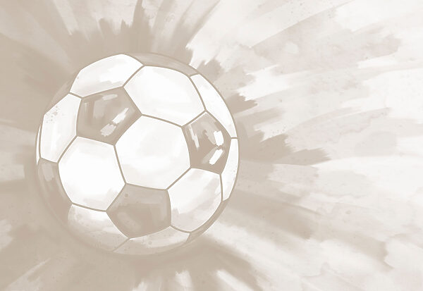 Football ball in the air Football ball in the air