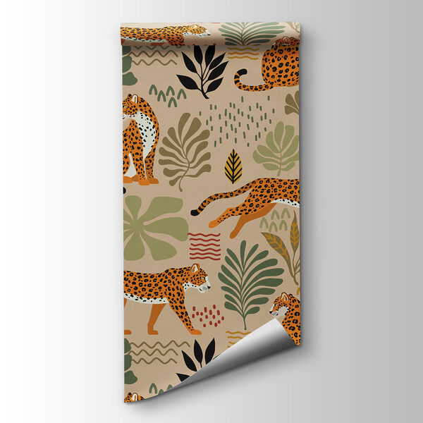 Pattern of cheetahs and plants Pattern of cheetahs and plants