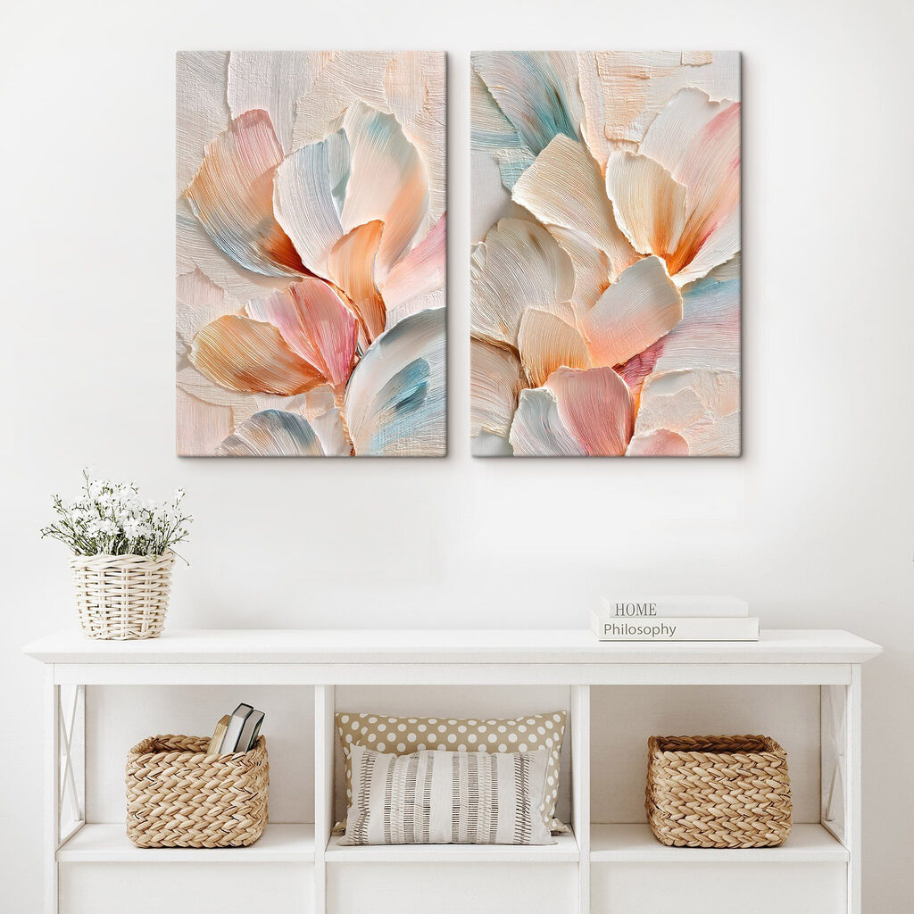 Soft hues in graceful floral arrangement