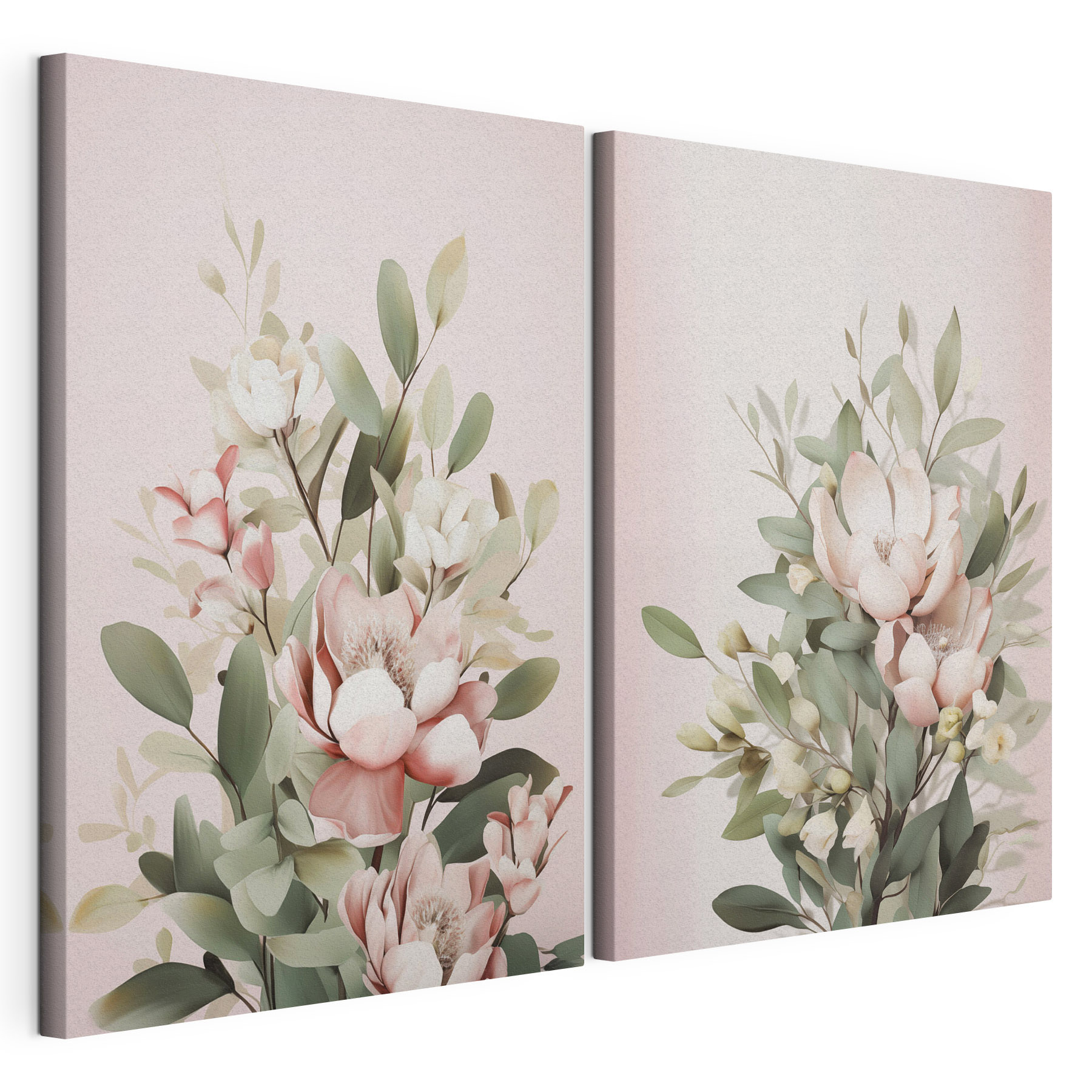 Delicate blooms in soft hues
