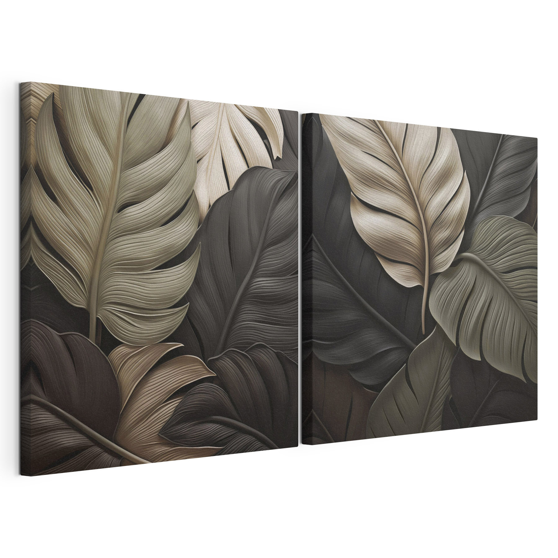 Elegant leaves in harmonious colors Elegant leaves in harmonious colors