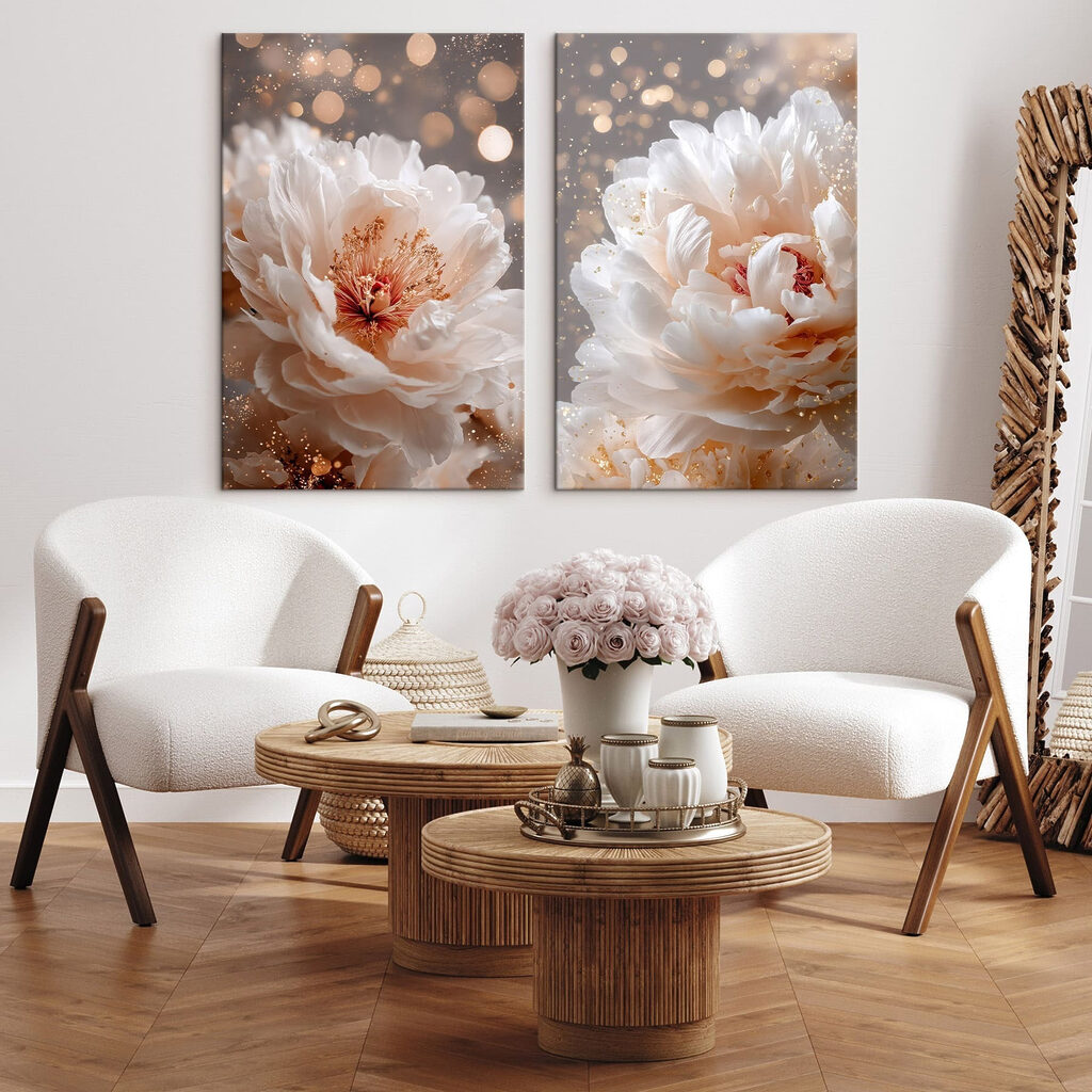Delicate blossoms in soft hues Delicate blossoms in soft hues