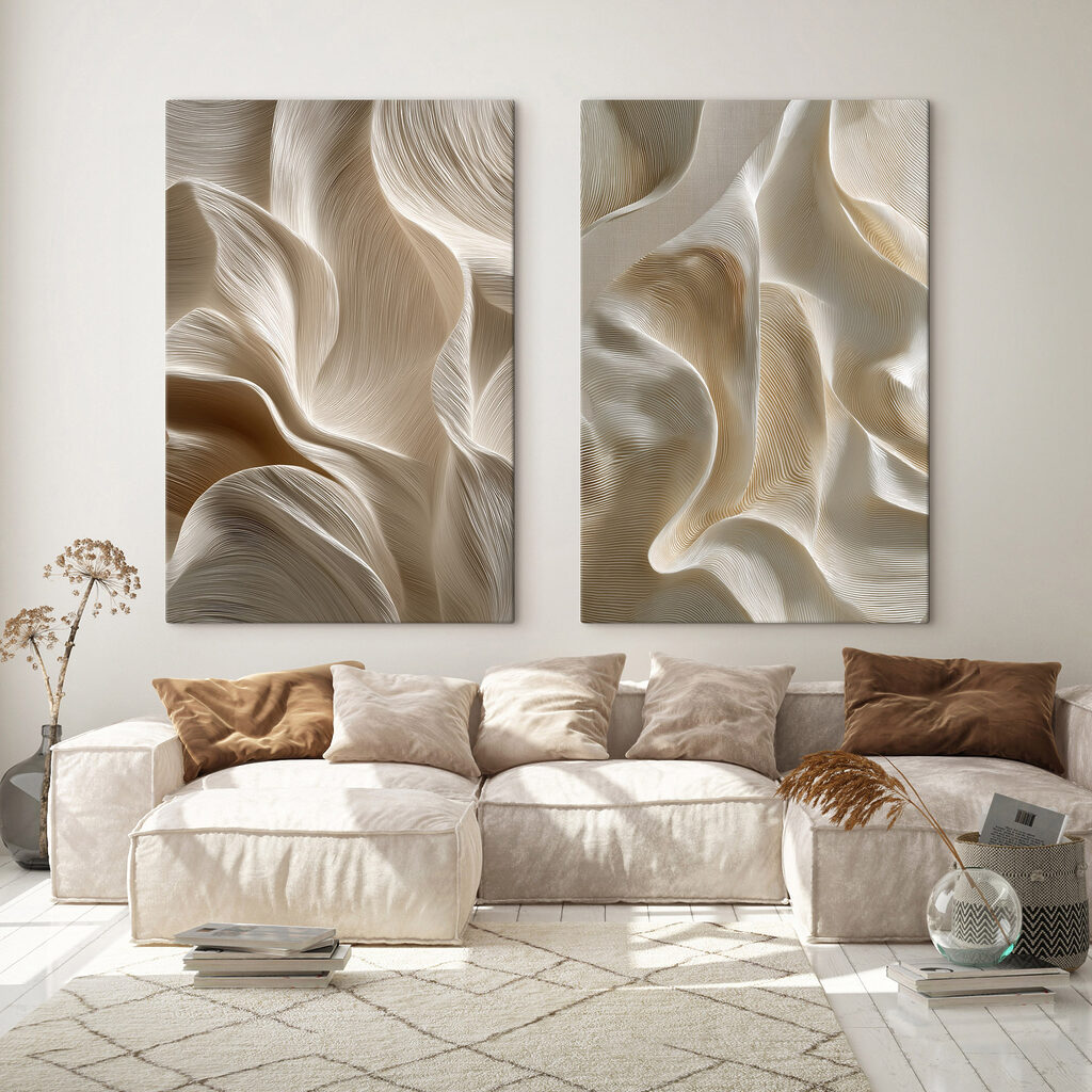 Flowing patterns in soft hues Flowing patterns in soft hues