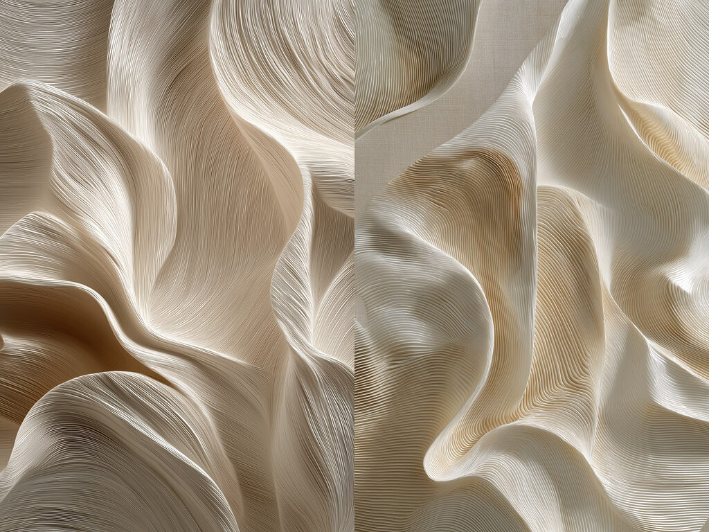 Flowing patterns in soft hues Flowing patterns in soft hues