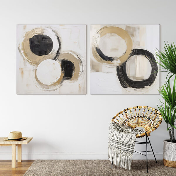 Painting of circles and circles Painting of circles and circles