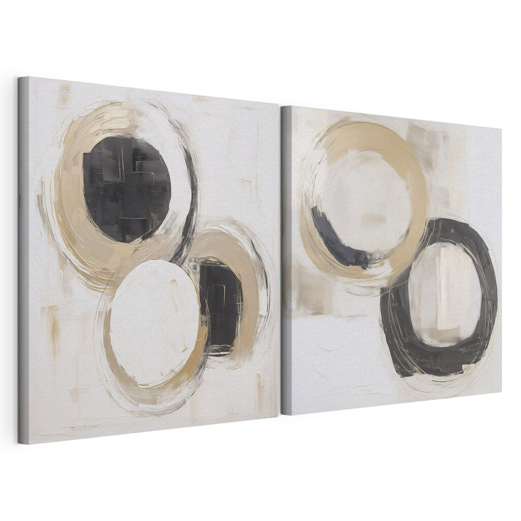 Painting of circles and circles Painting of circles and circles