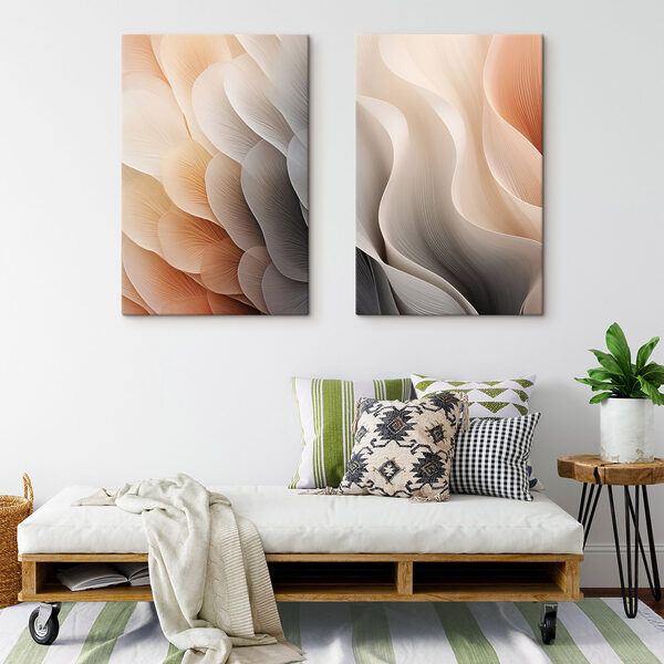 Flowing patterns in soft colors Flowing patterns in soft colors