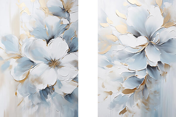 Delicate blooms in soft hues Delicate blooms in soft hues