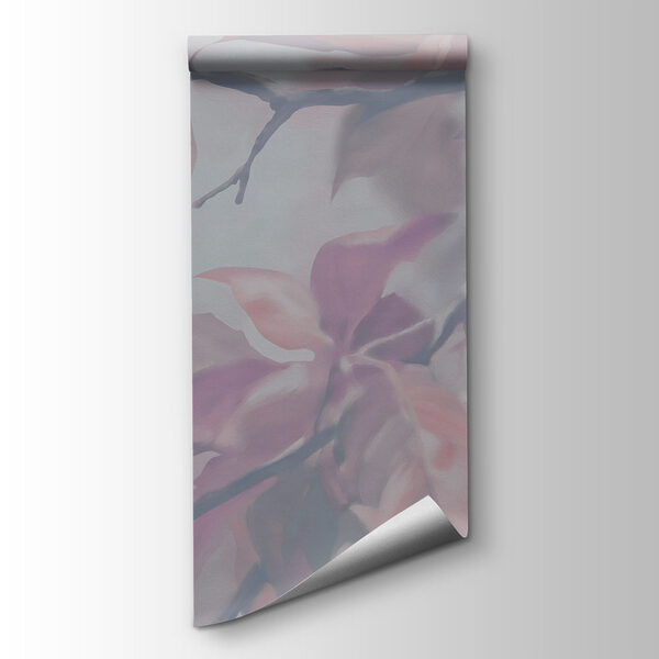 Tree branch with purple leaves