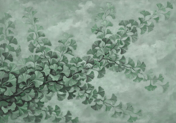 Branch with leaves on it Branch with leaves on it