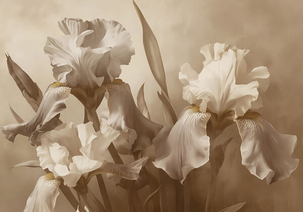 Delicate blooms in soft hues