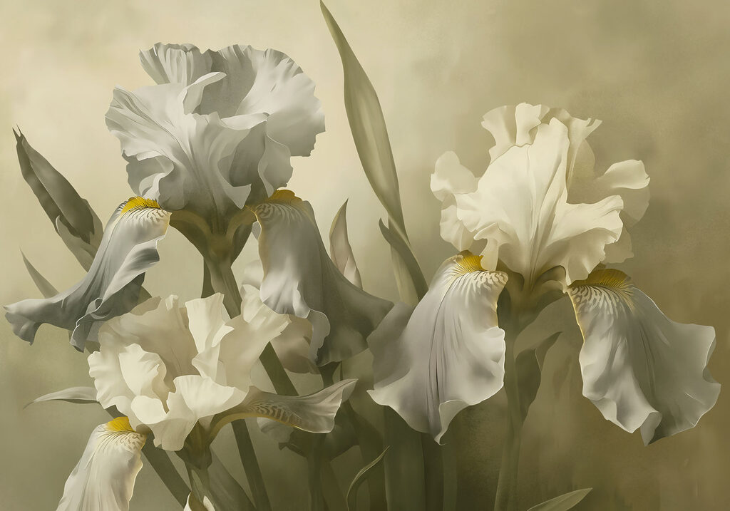Delicate blooms with soft hues Delicate blooms with soft hues