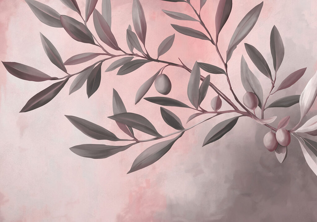 Branch with leaves and fruit Branch with leaves and fruit